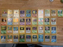 Pokemon TCG Base Set Unlimited Lot Ungraded All Cards Included Holo And Non Holo - Image 1
