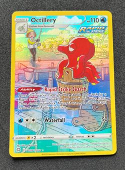 Octillery Pokemon Brilliant Stars Trainer Gallery TG03/TG30 Character Rare NM - Image 1