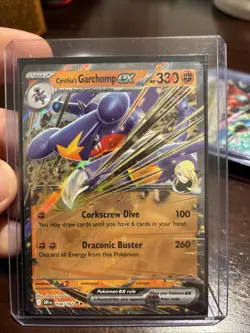 Pokemon TCG Garchomp EX 104/182 Holo Double Rare Cynthia's Garchomp - Image 1