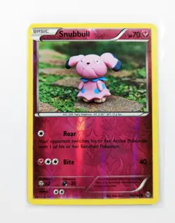 Pokemon TCG Snubbull BREAKthrough 98/162 Reverse Holo Common NM - Image 1