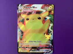Pokemon TCG SWSH Celebrations Pikachu VMAX SWSH062 Black Star Promo Pack Fresh! - Image 1
