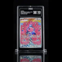 TAG 10 GEM MT Flamigo Illustration Rare 2023 Pokemon Pokemon Scarlet & Violet - Image 1