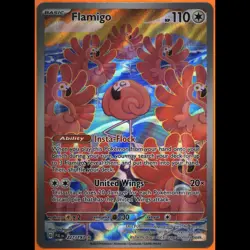 TAG 10 GEM MT Flamigo Illustration Rare 2023 Pokemon Pokemon Scarlet & Violet - Image 3