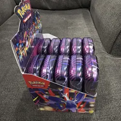 Pokemon TCG Mega Evolution MEGA Heroes Mini Tin Display - Factory Sealed - Image 5