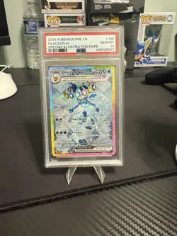 Pokemon 2025 Glaceon ex 150/131 SIR Prismatic Evolutions GEM MINT PSA 10 - Image 1