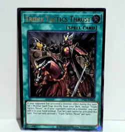 Triple Tactics Thrust Ultimate Rare OP22 EN003 Yu-Gi-Oh NM - Image 1