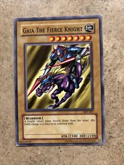 Yu-Gi-Oh! TCG Gaia The Fierce Knight Starter Deck Yugi SDY-007 Unlimited Common - Image 1