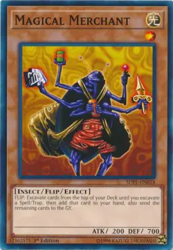 Magical Merchant - SDPL-EN018 - Common - 1st Edition NM Yugioh Structure Deck: P - Image 1