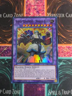 Yu-Gi-Oh! Super Vehicroid - Mobile Base LEDU-EN030 1st Edition Super Rare NM - Image 1