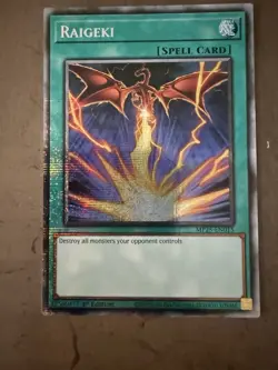 Yugioh! TCG - Raigeki - Starlight Rare - 2025 Mega-Pack - MP25-EN015 - Image 1