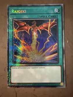 Yugioh! TCG - Raigeki - Starlight Rare - 2025 Mega-Pack - MP25-EN015 - Image 2