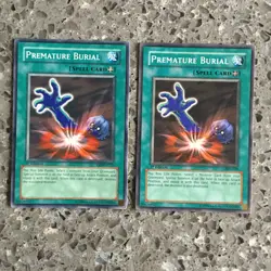1x Yu-Gi-Oh! TCG Premature Burial [YSD-EN023, SKE-039] 1st Edition Common MP - Image 1