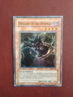 Yugioh English 1st Edition Emissary of the Afterlife AST-076 HOLO Rare - Image 1