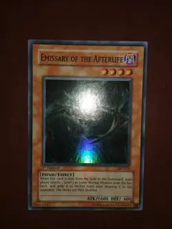 Yugioh English 1st Edition Emissary of the Afterlife AST-076 HOLO Rare - Image 4