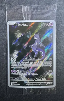 Pokemon TCG Mewtwo 052 Scarlet & Violet Promo Holo Card SEALED - Image 1