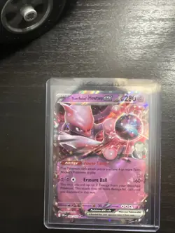 Pokemon TCG Team Rockets Mewtwo EX Double Rare Card 081/182 Destined Rivals - Image 1
