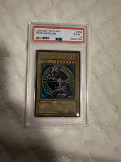 2002 Yu-Gi-Oh! Dark Magician PSA Graded Card Ex-Mt 6 - Image 1