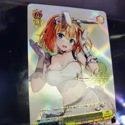 DIY Weiss Schwarz Yotsuba Nakano Quintessential Quintuplets Signed SP Card TCG - Image 3