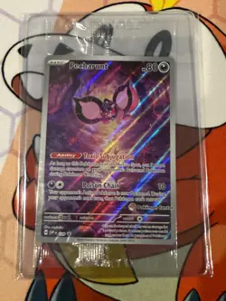SEALED Pokemon Center Exclusive SVP #129 Pecharunt ETB Promo Pokemon TCG Card - Image 1