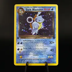 [ART CARD] Blastoise & Dark Blastoise 1st Ed. CUSTOM MADE *READ DESCRIPTION* - Image 4