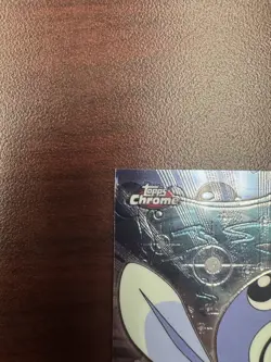 Pokemon #60 Poliwag Card Topps Chrome 2000 TV Animation Series 1 MP (Dent). - Image 3