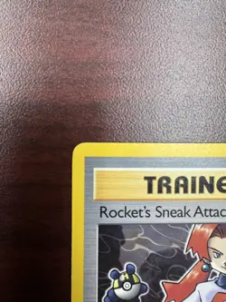 Rocket's Sneak Attack 72/82 - Pokemon Card Team Rocket Rare Non-Holo Vintage LP - Image 3