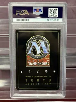 MTG Gaea's Cradle 1999 Matt Linde World Championship PSA 8 - POP 7 None Higher - Image 2