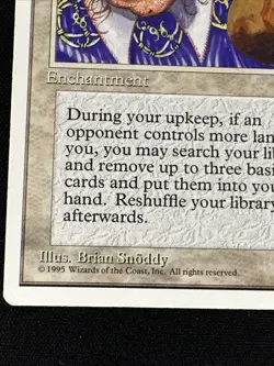 MTG Core Set 4th Edition Land Tax Regular LP #034 - Image 2