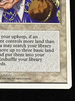 MTG Core Set 4th Edition Land Tax Regular LP #034 - Image 3
