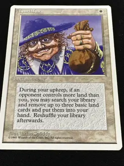 MTG Core Set 4th Edition Land Tax Regular LP #034 - Image 4