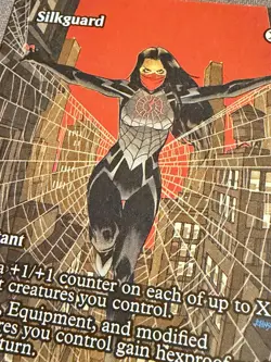 Silkguard Borderless Mythic MTG Spider-Man Magic The Gathering 0037 - Image 1