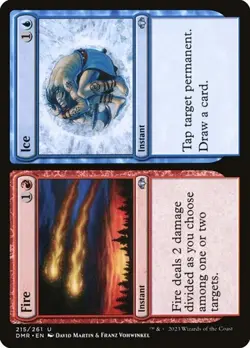 2x Fire // Ice - Foil Dominaria Remastered LP MTG - Image 1