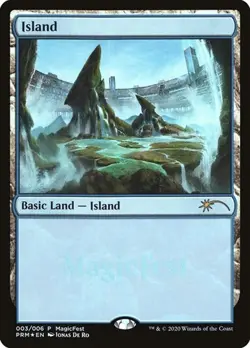 2x Island (PF20) - Foil Promo MagicFest Promos LP MTG - Image 1