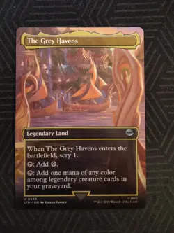 mtg the grey havens borderless lord of the rings - Image 1