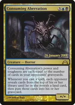 Consuming Aberration - Foil Prerelease Promo Gatecrash LP MTG - Image 1