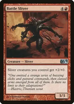 2x Battle Sliver - Foil Magic 2014 LP MTG - Image 1