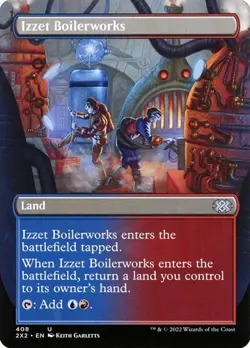 Izzet Boilerworks - Foil Extended Art 2XM LP MTG - Image 1