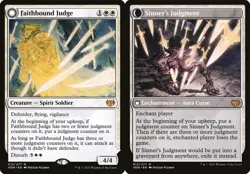 Faithbound Judge // Sinner's Judgment - Foil VOW LP MTG - Image 1