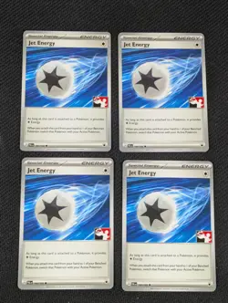 4x Pokemon Jet Energy Prize Pack Series PAL 190/193 - Image 1