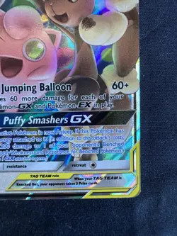 tag team Mega Lopunny & Jigglypuff GX Cosmic Eclipse 165/236 Full Art pokemon - Image 3