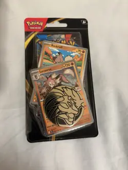 Pokemon TCG- Mega Evolution Checklane Blister Lycanroc Rockruff Booster - Image 3