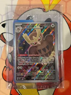 Noctowl - 141 (Pokemon Center Exclusive) 141 Sv Promo Stellar Crown SEALED NM - Image 1