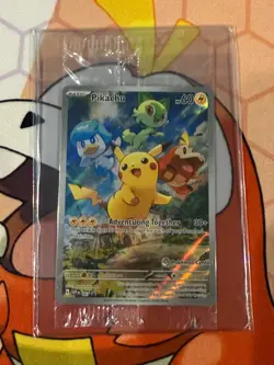 2023 Pokemon TCG Pikachu Paldea Evolved Pokemon Center Promo #027 Sealed - Image 1