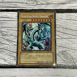 Yugioh Blue-Eyes White Dragon BPT-003 Secret Rare Promo LP-MP - Image 3