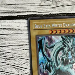Yugioh Blue-Eyes White Dragon BPT-003 Secret Rare Promo LP-MP - Image 4