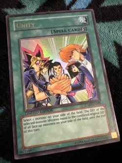 Yugioh Unity JUMP-EN006 Ultra Rare Limited Edition LP - Image 1