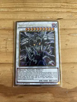 Yugioh | PGL2-EN014 - "Dragocytos Corrupted Nethersoul Dragon" - Gold Secret Rar - Image 1