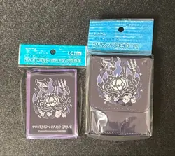 ONE DAY shipping Pokemon Flip Deck Case Chandelure Card Game & card sleeves - Image 1