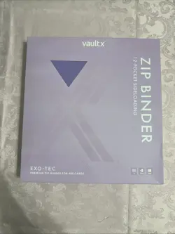 Vault X Exo-Tec - Purple 12 Pocket Zip Binder - Fits 480 Cards - New - Image 1