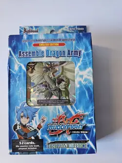 Future Card Buddyfight BFE-TD03 DRAGONICFORCE TRIAL DECK CARD GAME NEW SEALED - Image 1